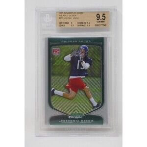2009 Bowman Chrome Rookies Silver #155 Johnny Knox/99 Rookie🔥Beckett 9.5 GEM